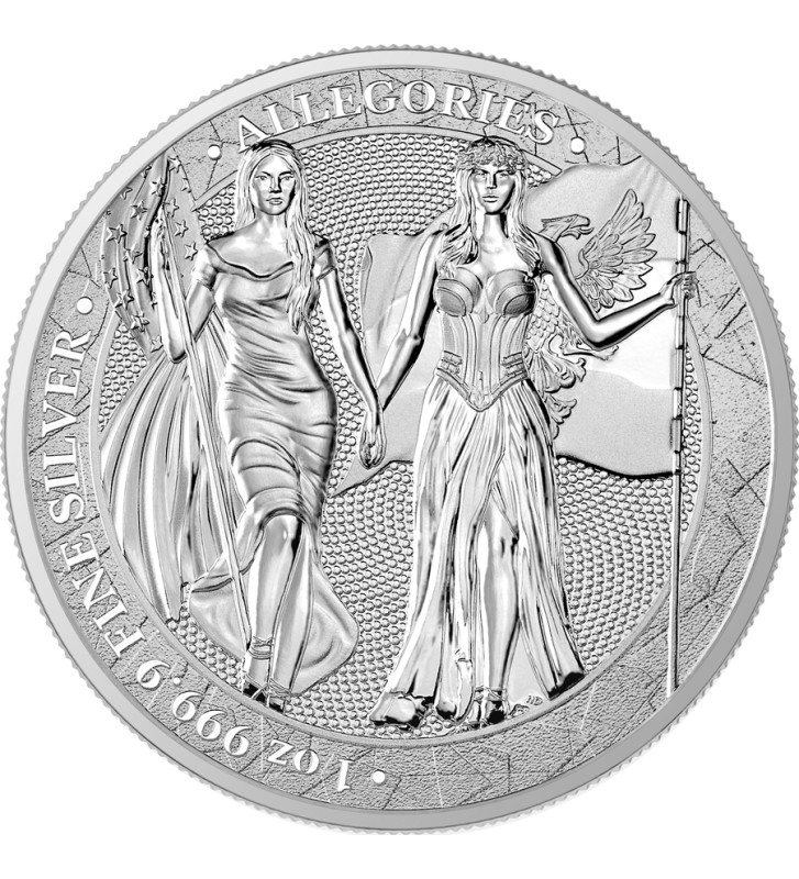5 Mark Columbia and Germania - Allegory 5 Mark Columbia and Germania - Allegory