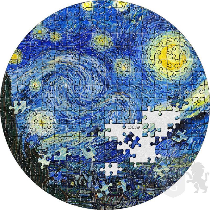 20$ Starry Night, Vincent van Gogh - Micropuzzle