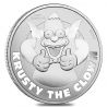 1$ Krusty The Clown - The Simpsons 1 oz Ag 999 2020 Tuvalu