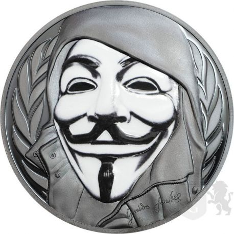 5$ Anonymous, Guy Fawkes Mask