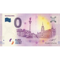 0 Euro Warsaw, banknote