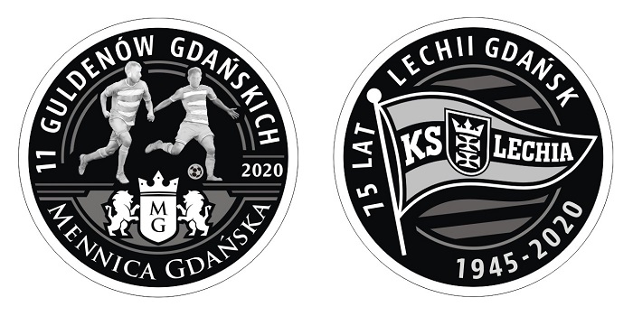 Projekt monet Lechii Gdańsk