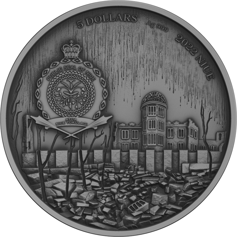 5$ Hiroszima - Ludzkie Tragedie 2 oz Ag 999 2022