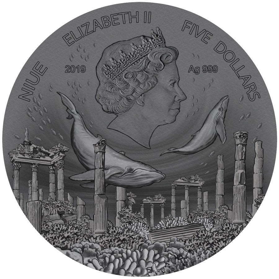 Atlantyda - Legendarne Krainy, moneta kolekcjonerska Mennicy Gdańskiej
