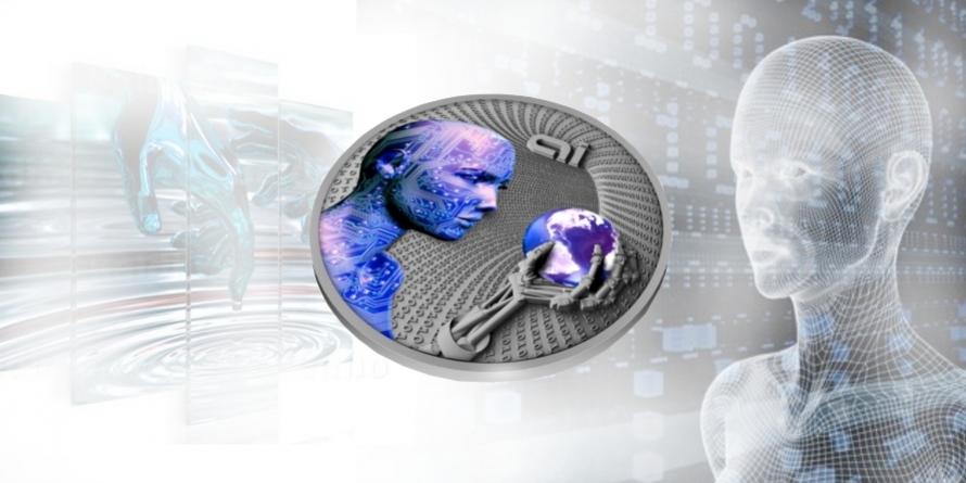 Futuristic visions on collector's coins