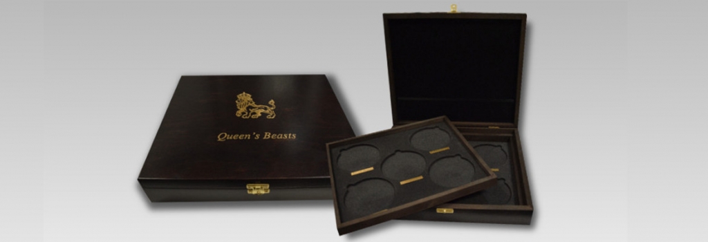Wooden Box for 10 oz Queen's Beasts series