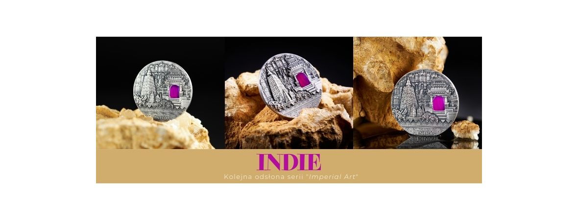 Kolejna moneta z serii "Imperial Art" - Indie