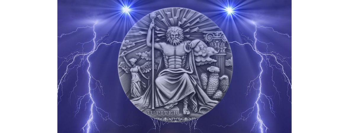 Artystyczny eklektyzm na monumentalnym wizerunku Jowisza - Boga Rzymskiego