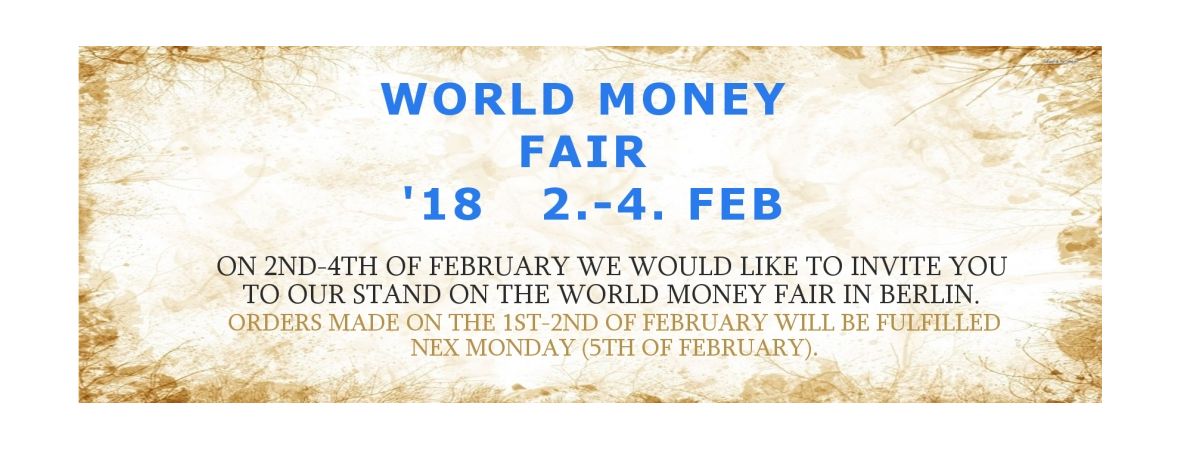 Światowe targi numizmatyczne - The World Money Fair w Berlinie