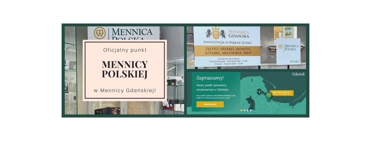 Oficjalny punkt Mennicy Polskiej w Mennicy Gdańskiej