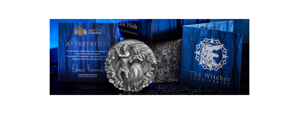 Journey to another dimension with a 3D coin from the Witcher series