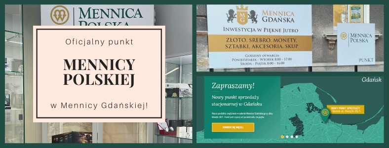 Official point of the Mint of Poland at the Mint of Gdansk