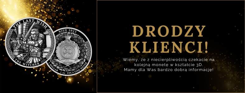 Moneta 3D ze świata Wiedźmina