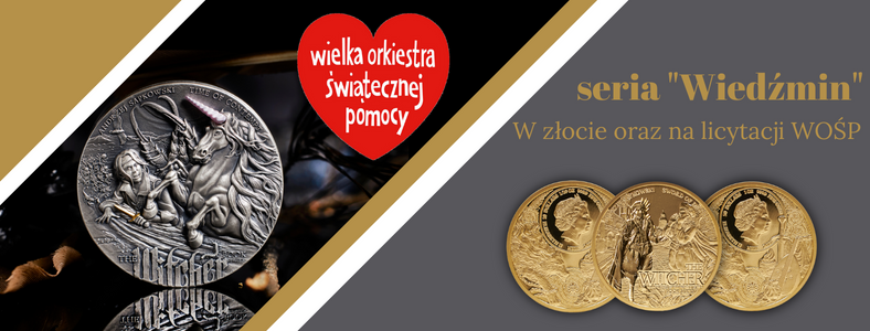 Niepowtarzalna okazja by stać się posiadaczem monety „Czas Pogardy” z serii „Wiedźmin”.